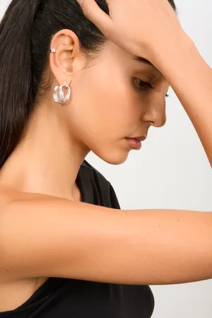 Glassworks London Looped U Earrings