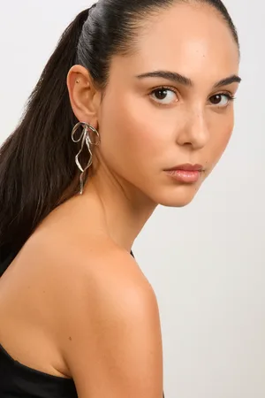 Glassworks London Bow Stud Earrings