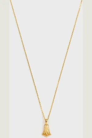 Glassworks London Layered Fan Necklace