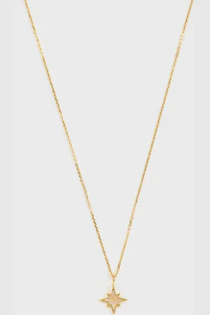 Glassworks London Opalescent Star Burst Charm Necklace