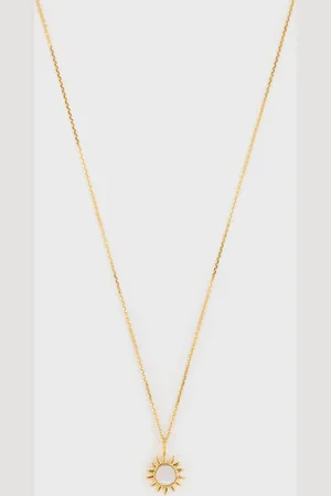 Glassworks London Opalescent Sun Charm Necklace