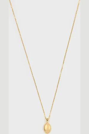 Glassworks London Oval Pendant Necklace