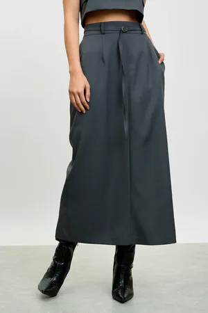 Glassworks London Charcoal Pencil Skirt