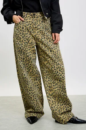 Glassworks London Leopard Print Jeans