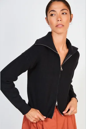 Glassworks London Smooth Wide Collar Cardigan