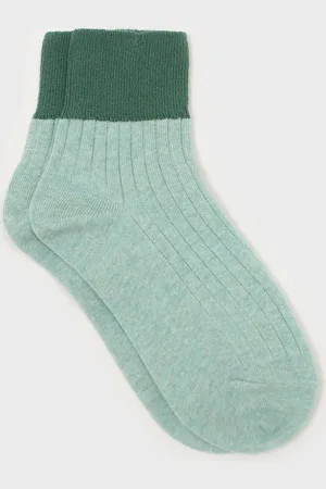 Glassworks London Mint And Candy Colourblock Socks