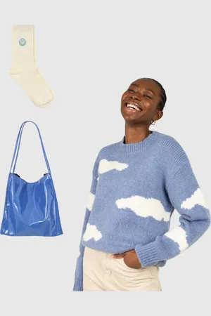 Glassworks London Cloud 9 - Jumper, Pvc Tote Bag And Sock Set