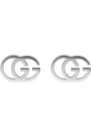 Gucci GG Running Tissue 18ct Gold Stud Earrings