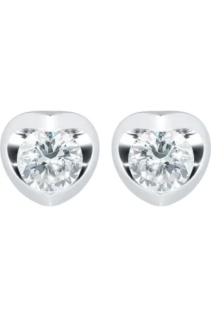 GOLDSMITHS 18ct White Gold 0.70ct Tension Set Brightest Diamond Earrings