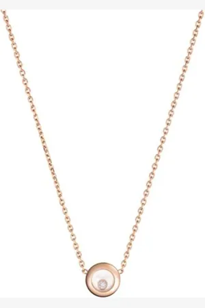 Chopard Happy Diamonds Icons 18ct Rose Gold Diamond Necklace