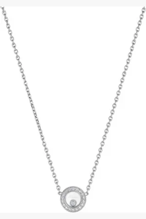 Chopard Happy Diamonds Icons 18ct White Gold Diamond Necklace