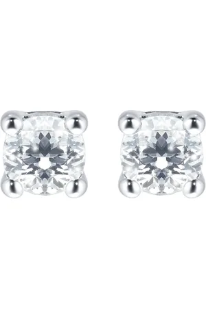 GOLDSMITHS 18ct White Gold 0.25cttw Brightest Diamond Solitaire Stud Earrings