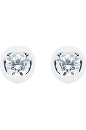 GOLDSMITHS 18ct Gold 0.70ct Tension set Canadian Diamond Earrings