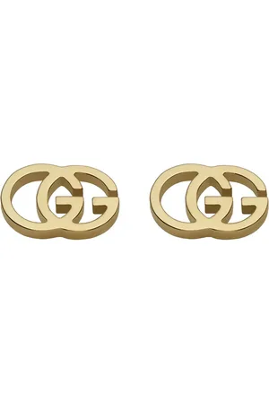 Gucci 18ct Yellow Gold GG Running Stud Earrings