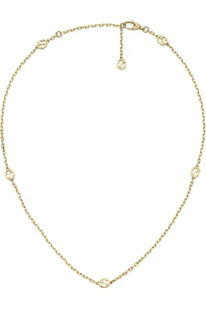 Gucci Interlocking 18ct Yellow Gold Necklace