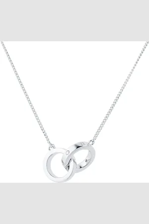 GOLDSMITHS Silver Cubic Zirconia Station Necklace