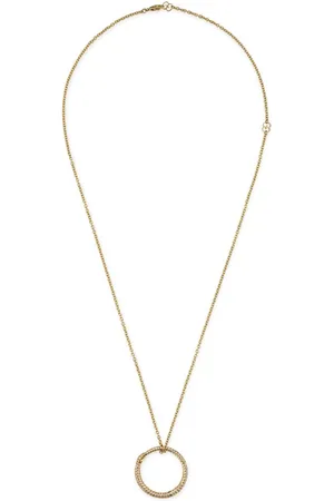 Gucci Ouroboros 18ct Yellow Gold 1.58ct Diamond Pendant