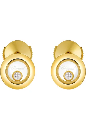 Chopard Happy Diamonds Icons Earrings, Ethical Yellow Gold, Diamonds