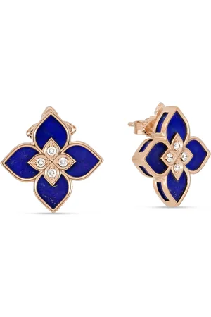 Roberto Coin 18ct Rose Gold Venetian Princess Diamond 0.14ct Drop Earrings