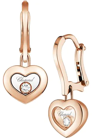 Chopard Happy Diamonds Icons Earrings, Ethical Rose Gold, Diamonds