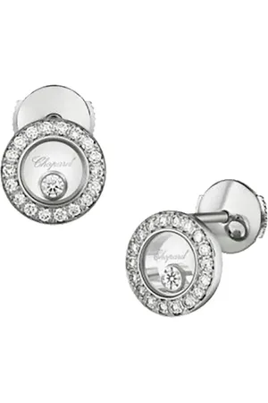 Chopard Happy Diamonds Icons 18ct White Gold Diamond Earrings
