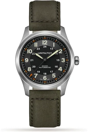 Hamilton Khaki Field Titanium Auto 38mm Mens Watch Black