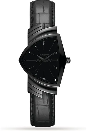 Hamilton Ventura Quartz 32.3mm x 50.3mm Mens Watch Black