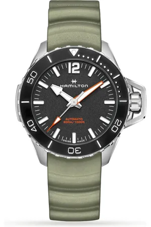 Hamilton Khaki Navy Frogman 46mm Mens Watch Black