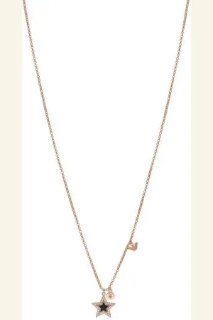 Emporio Armani Ladies Rose Gold Tone Necklaces