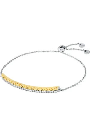 Michael Kors 14ct Gold Coloured Sterling Silver Slider Bracelet