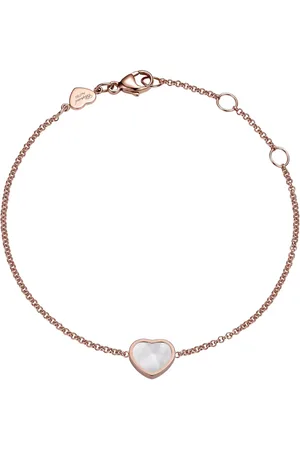 Chopard Happy Hearts Rose Gold White Bracelet