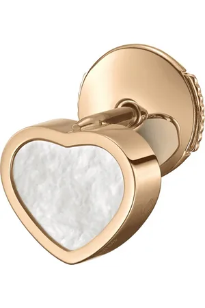 Chopard Happy Hearts Rose Gold White Single Earring