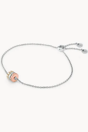 Michael Kors 14ct Yellow Gold & Rose Gold Coloured Sterling Silver Slider Bracelet