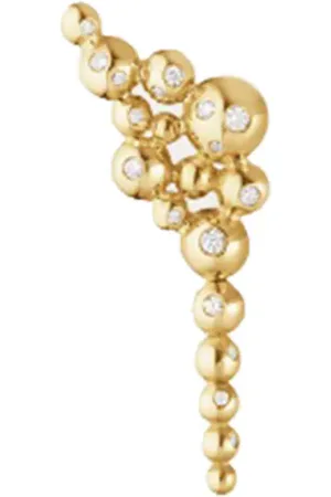 Georg Jensen 18ct Yellow Gold 0.11ct Diamond Ear Cuff - Left