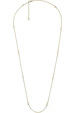 Gucci Interlocking 18ct Yellow Gold Logo Necklace