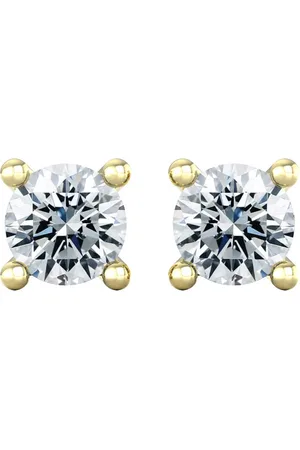 By Request 9ct Yellow Gold 0.33cttw Solitaire Diamond Stud Earrings