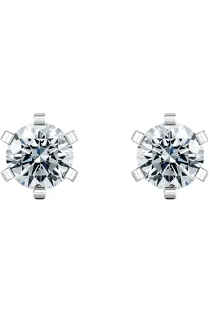 By Request 18ct White Gold 0.25cttw Solitaire Diamond Stud Earrings
