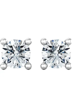 By Request 18ct Yellow Gold 0.40cttw Solitaire Diamond Stud Earrings