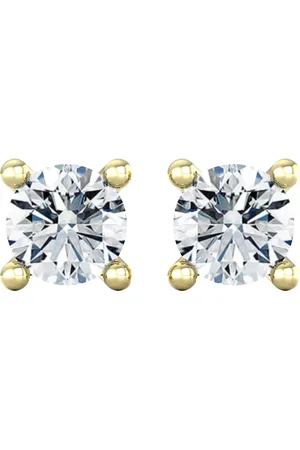 By Request 9ct Yellow Gold 0.40cttw Solitaire Diamond Stud Earrings