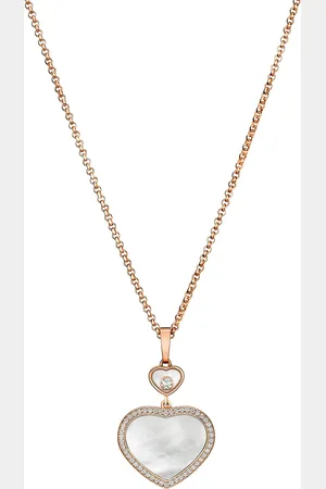 Chopard Happy Hearts Pendant, Ethical Rose Gold, Diamonds, Mother-of-Pearl