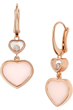 Chopard Happy Hearts Pink Earrings