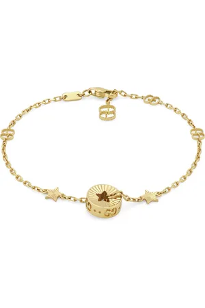 Gucci 18ct Yellow Gold Icon Cut-out Star Bracelet
