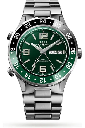 Ball Roadmaster Marine GMT Ceramic Limited Edition 40mm Mens Watch Green