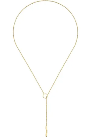 Gucci 18ct Yellow Gold Link to Love Lariat Necklace