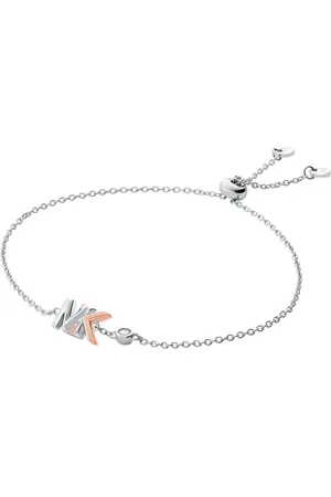 Michael Kors Two Toned Premium Logo Slider Bracelet