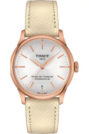 Tissot T-Classic Chemin Des Toyrelles Powermatic 80 34mm Ladies Watch Silver