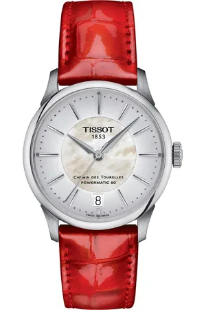 Tissot Chemin des Tourelles Powermatic 80 34mm Ladies Watch Mother Of Pearl