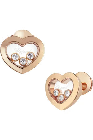 Chopard Happy Diamonds Icons Rose Gold Diamond Earrings