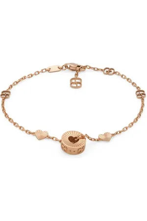 Gucci Icon 18ct Rose Gold Cut Out Bracelet