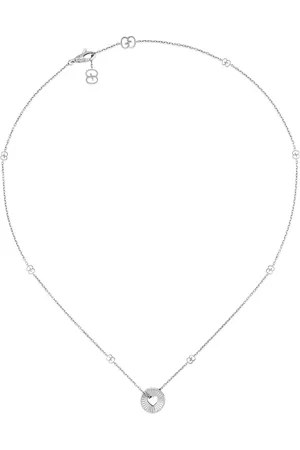 Gucci 18ct White Gold Icon Cut-out Heart Pendant